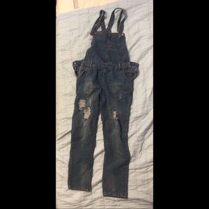 Women suspender pants